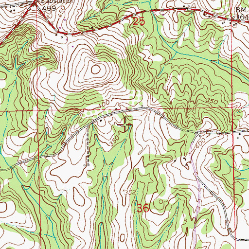 Topographic Map of Victoria Division, AL