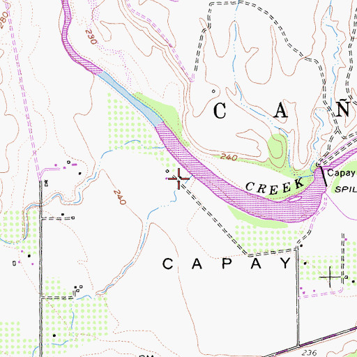 Topographic Map of Willow Creek, CA