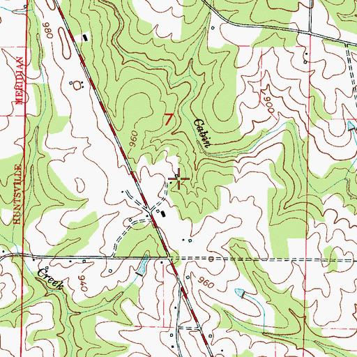 Topographic Map of Baileyton-Joppa Division, AL