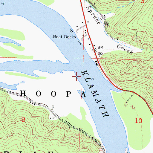 Topographic Map of Safford Island (historical), CA