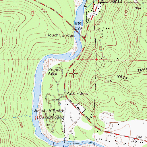 Topographic Map of Wellman Grove, CA