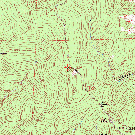 Topographic Map of Wimer Spring, CA