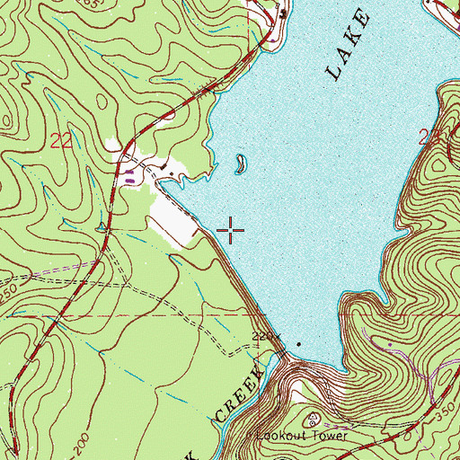 Topographic Map of Fort Rucker Division, AL