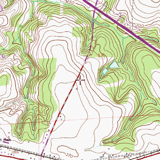 Topographic Map of Newton-Midland City Division, AL
