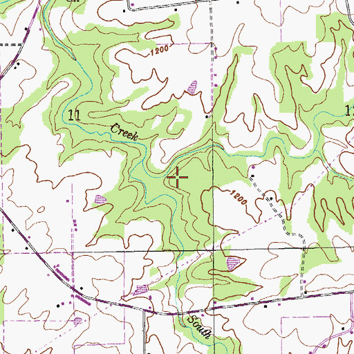 Topographic Map of Fyffe Division, AL