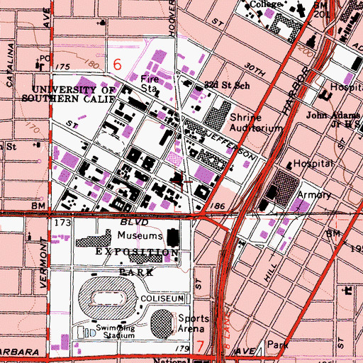 Topographic Map of Pardee Hall, CA