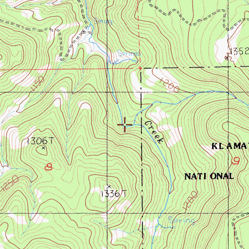 Topographic Map of Black Rock Canyon, CA
