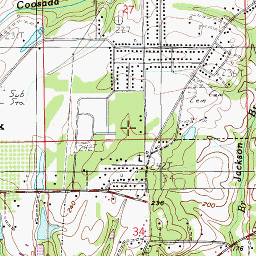 Topographic Map of Elmore Division, AL