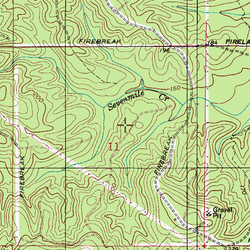 Topographic Map of Brewton Division, AL