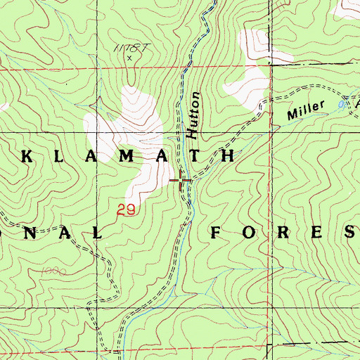 Topographic Map of Miller Gulch, CA