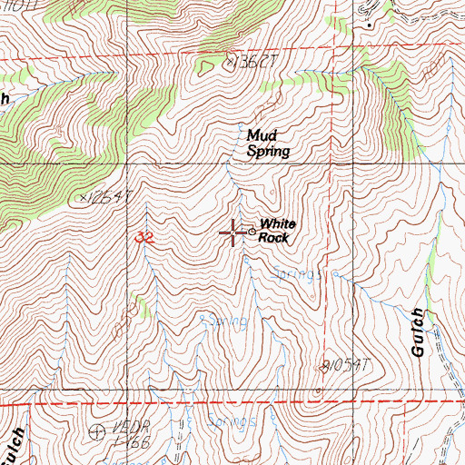 Topographic Map of White Rock, CA