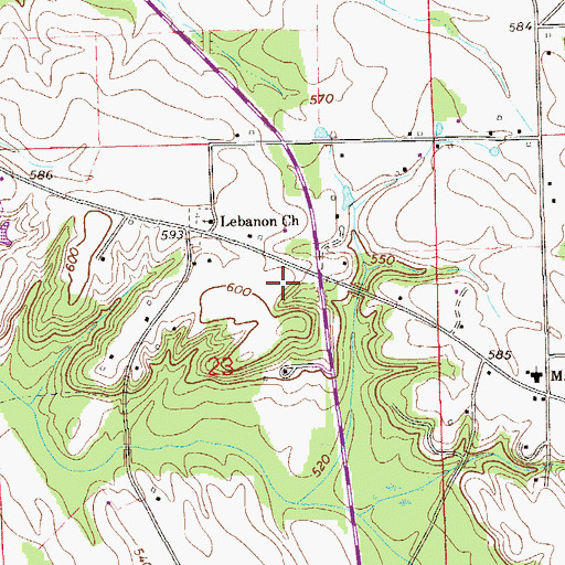 Topographic Map of Turkeytown Division, AL