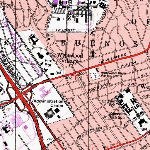 Topographic Map of Maxxam Building, CA