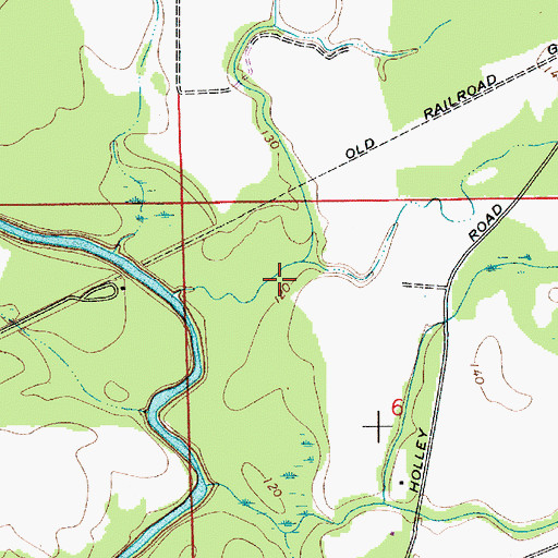 Topographic Map of Samson Division, AL
