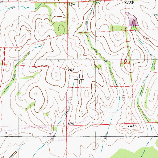 Topographic Map of Newbern Division, AL