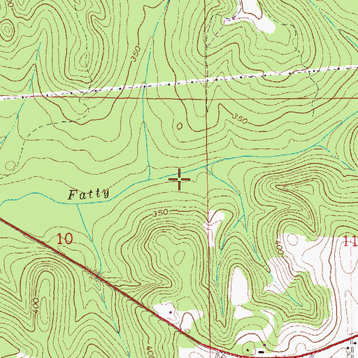 Topographic Map of Abbeville Division, AL
