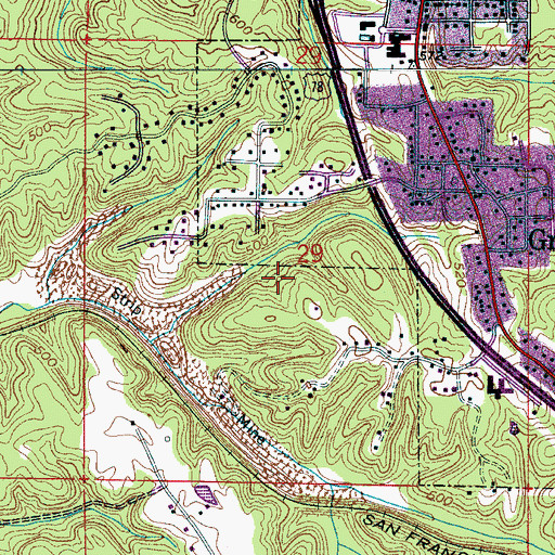 Topographic Map of Graysville-Adamsville Division, AL