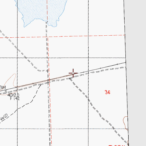 Topographic Map of Calneva, CA