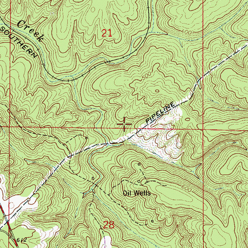 Topographic Map of Maytown-Sylvan Springs Division, AL