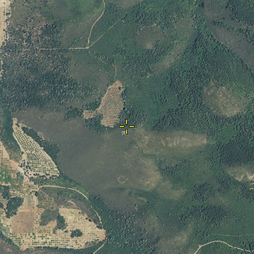 Aerial/Satellite Image of Clark Peak, CA