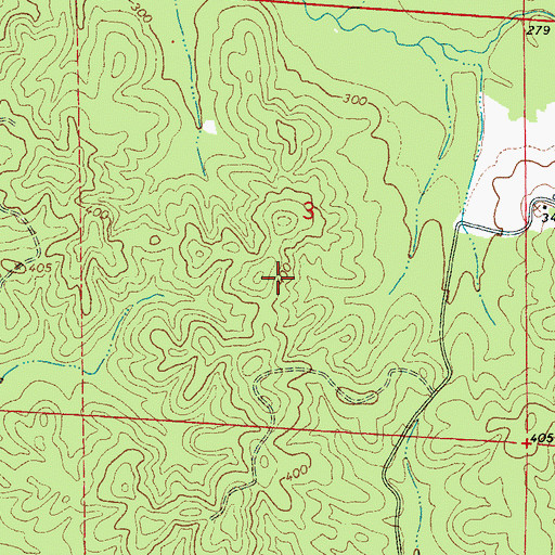 Topographic Map of Millport Division, AL