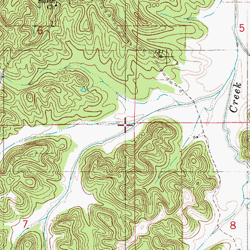 Topographic Map of Fort Deposit Division, AL