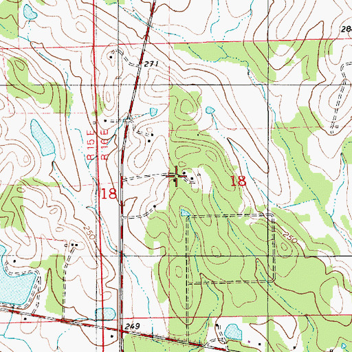 Topographic Map of Hayneville Division, AL