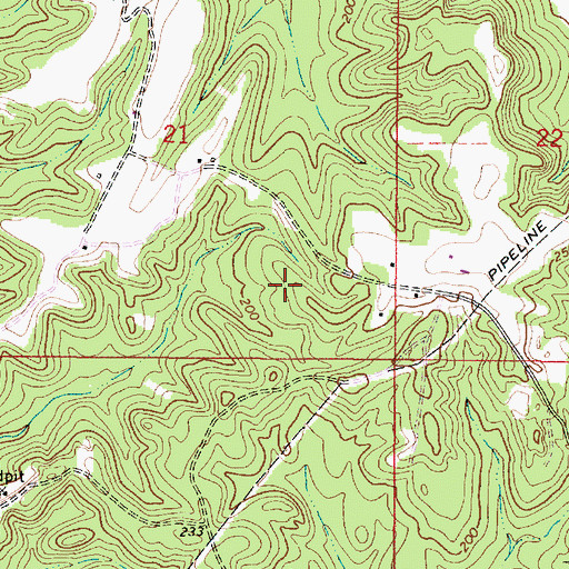 Topographic Map of Demopolis Division, AL