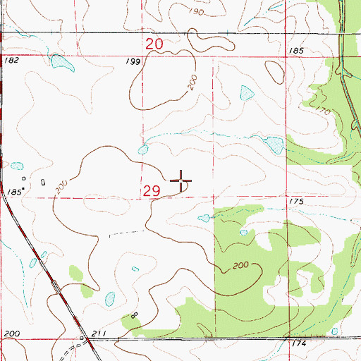 Topographic Map of Thomaston Division, AL