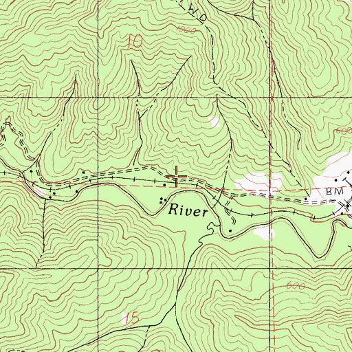 Topographic Map of Irmulco, CA