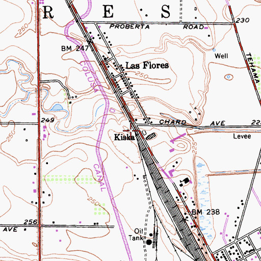 Topographic Map of Kiska, CA