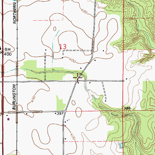 Topographic Map of Frisco City Division, AL