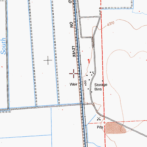 Topographic Map of McArthur, CA