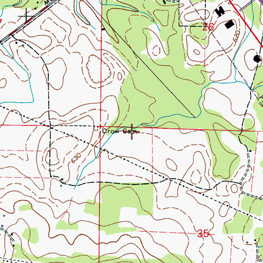 Topographic Map of Decatur Division, AL