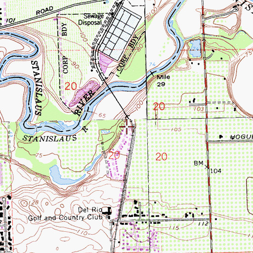 Topographic Map of Meyers (historical), CA