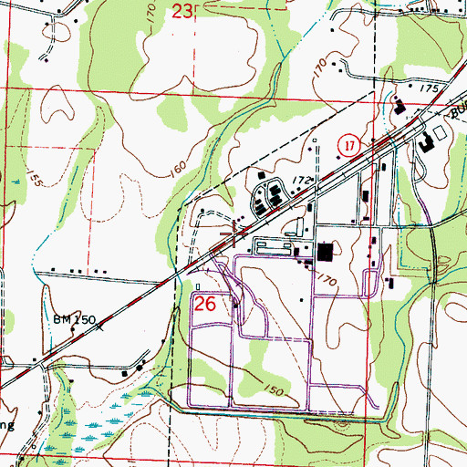 Topographic Map of Aliceville Division (historical), AL