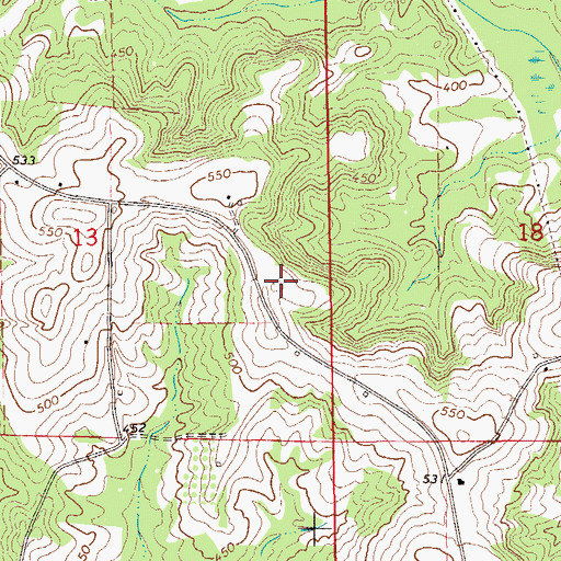 Topographic Map of Banks-Josie Division, AL
