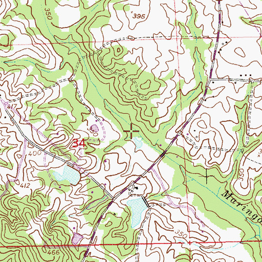 Topographic Map of Crawford Division, AL
