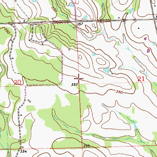 Topographic Map of Hurtsboro Division, AL