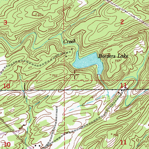 Topographic Map of Ragland Division, AL