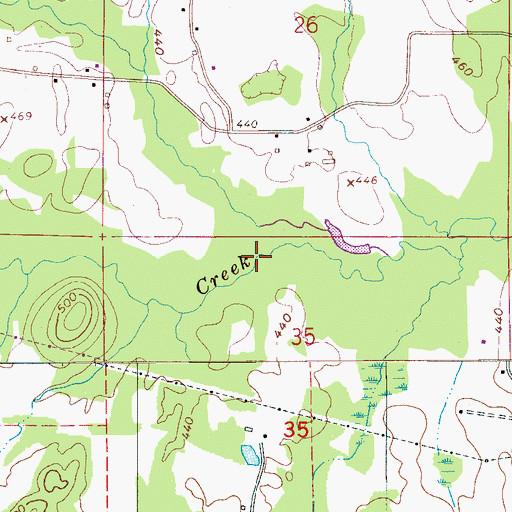 Topographic Map of Wilsonville Division, AL