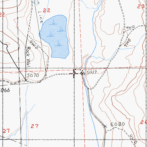 Topographic Map of Shumway, CA