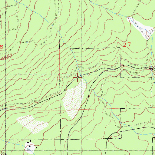 Topographic Map of Signal Butte, CA