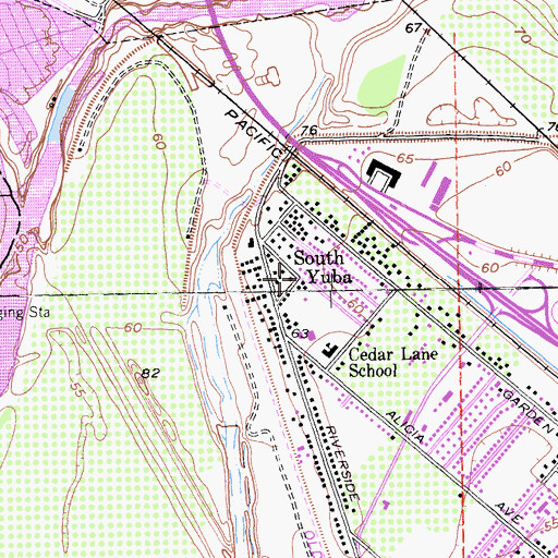 Topographic Map of South Yuba, CA