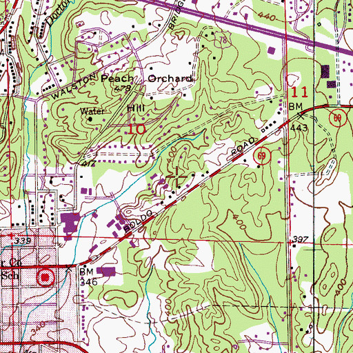 Topographic Map of Jasper Division, AL