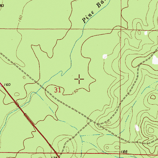 Topographic Map of Fruitdale Division, AL