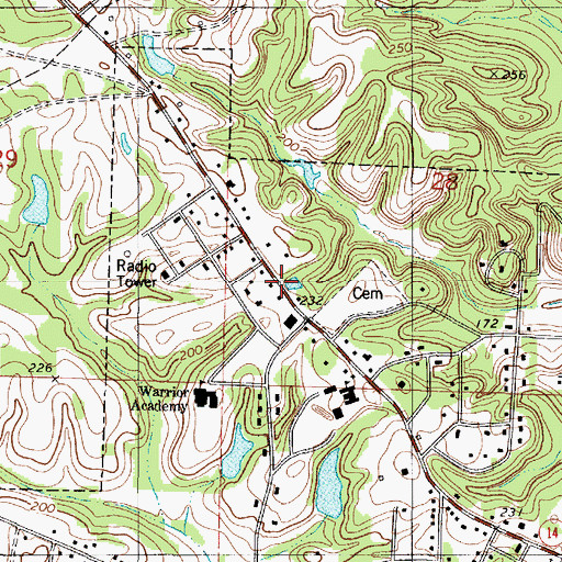 Topographic Map of Mesopotamia (historical), AL