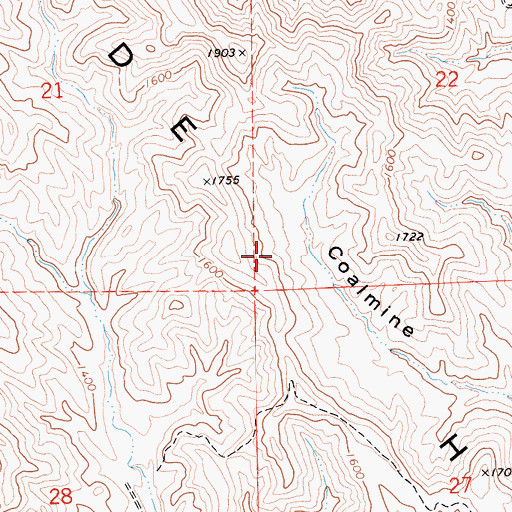 Topographic Map of Alcalde Hills, CA