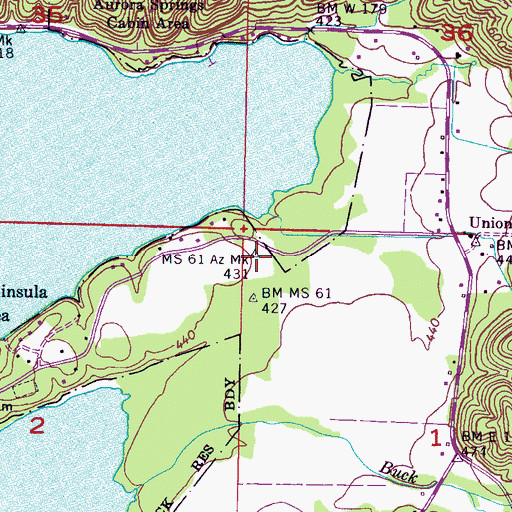 Topographic Map of Walker (historical), AL