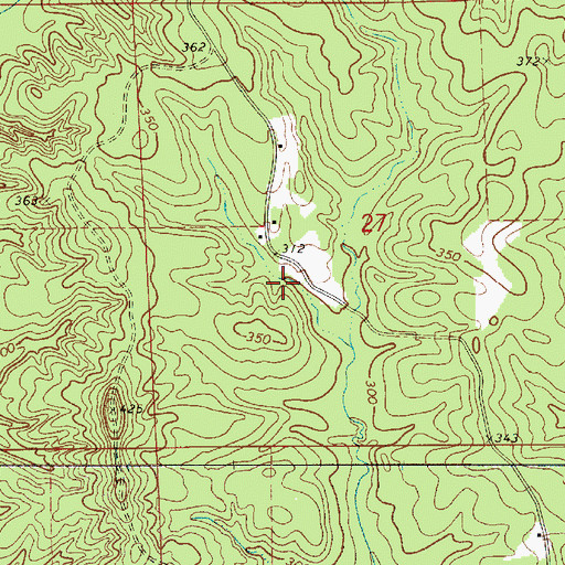 Topographic Map of Sepulga Post Office (historical), AL